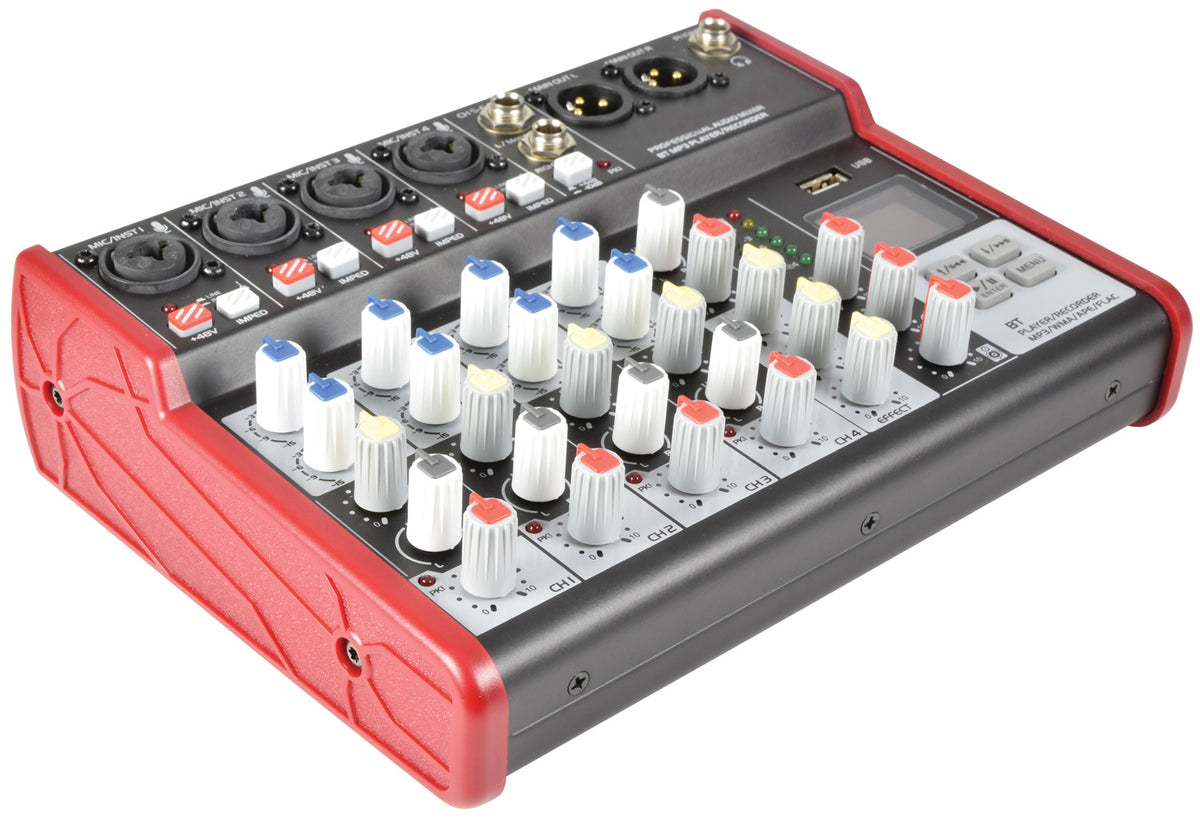 Citronic CSM-6 Audio Mixer with USB & Bluetooth