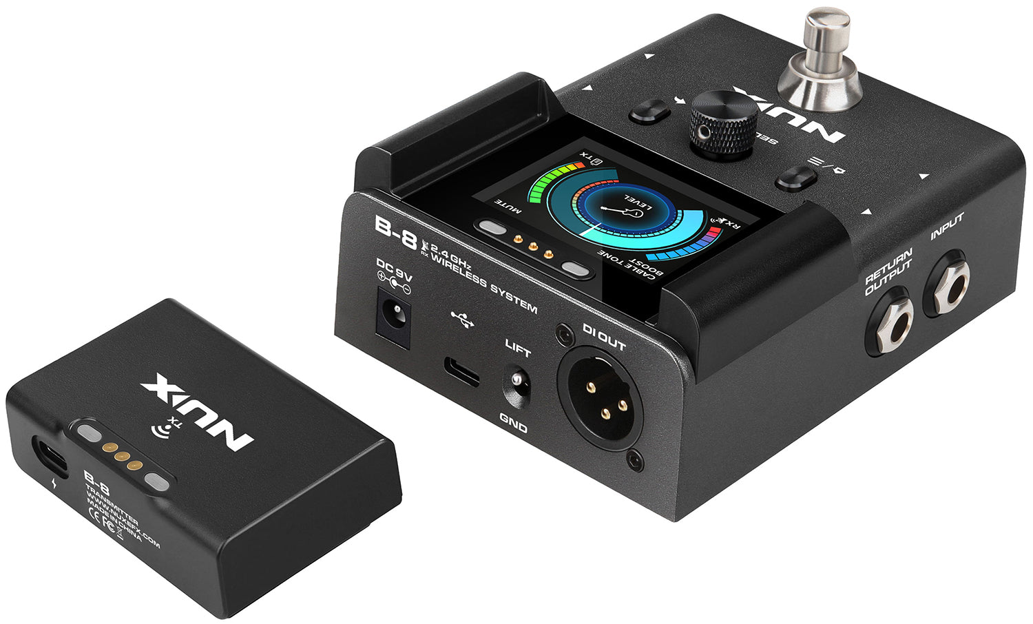 NU-X B-8 Pedal Wireless System 2.4GHz