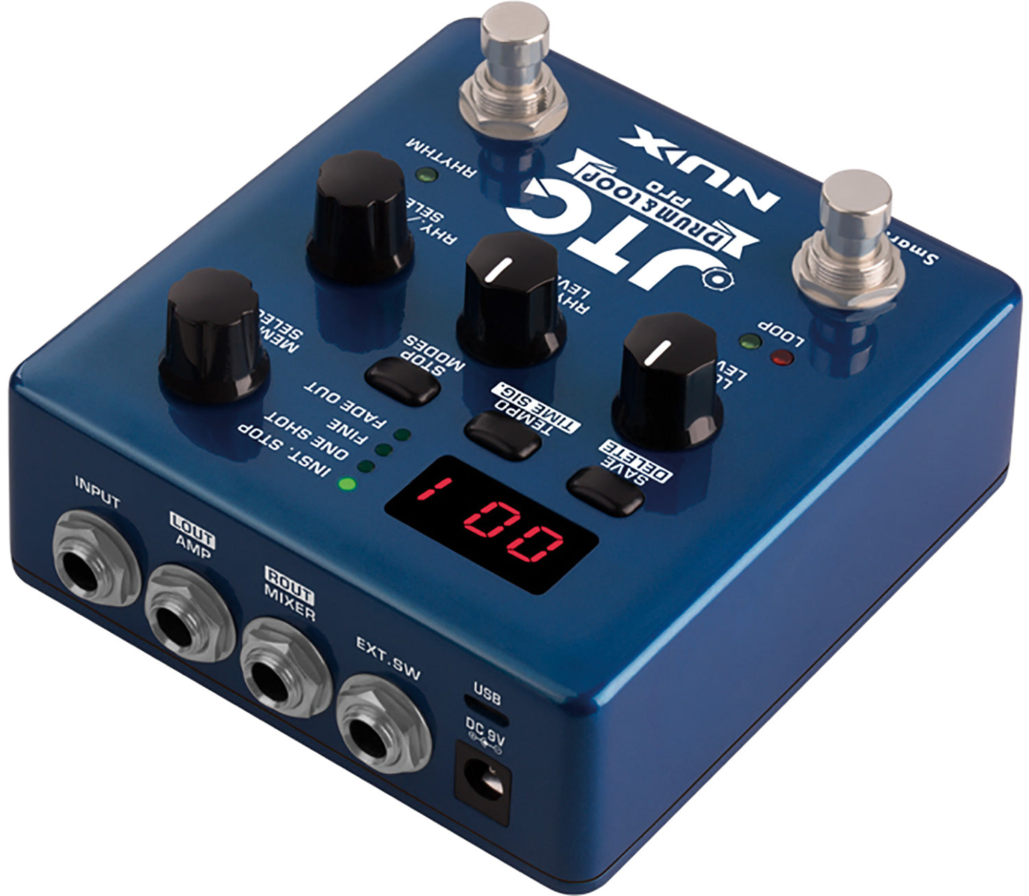 NU-X JTC Drum+Loop PRO Dual Pedal