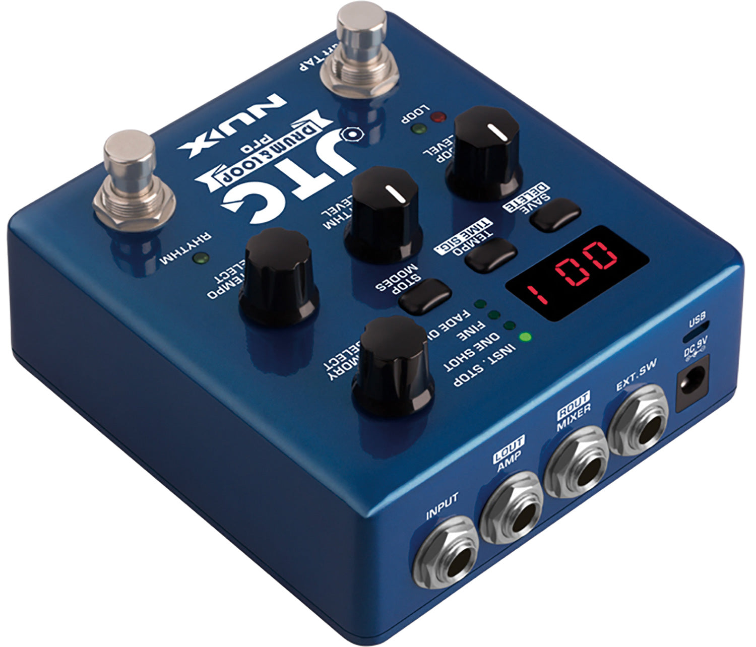 NU-X JTC Drum+Loop PRO Dual Pedal