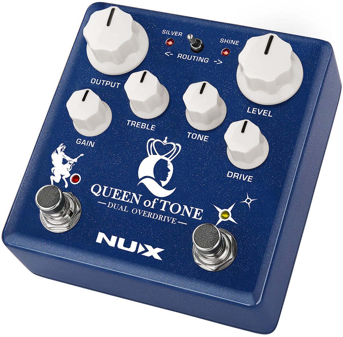 NU-X Queen of Tone Dual Overdrive Pedal