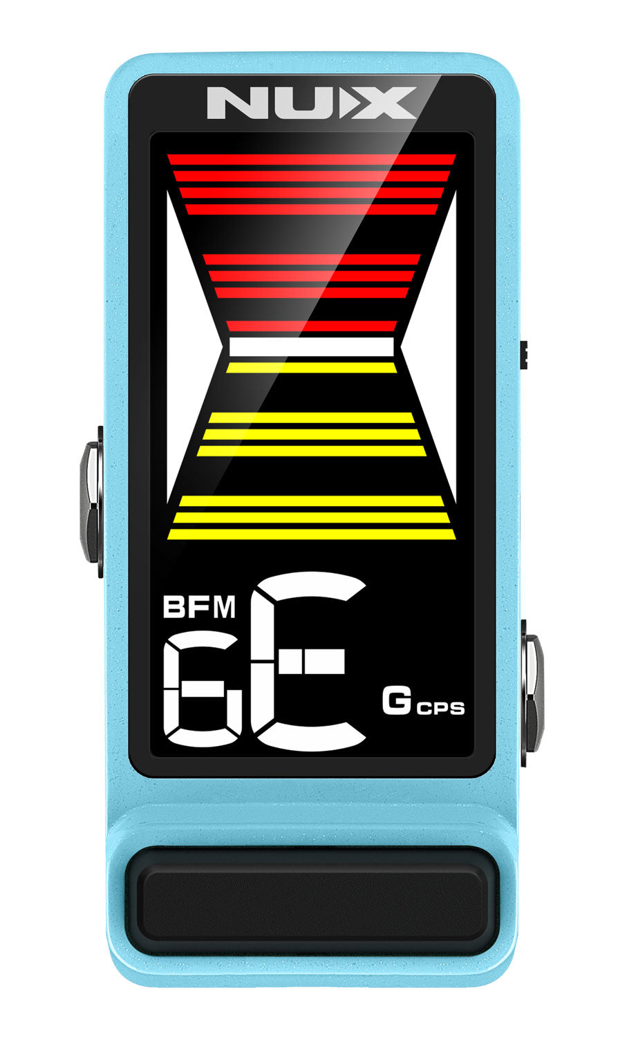 NU-X Flow MKII Tune Pedal - Guitar Pedal Tuner - Blue