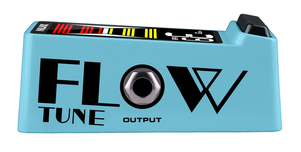NU-X Flow MKII Tune Pedal - Guitar Pedal Tuner - Blue