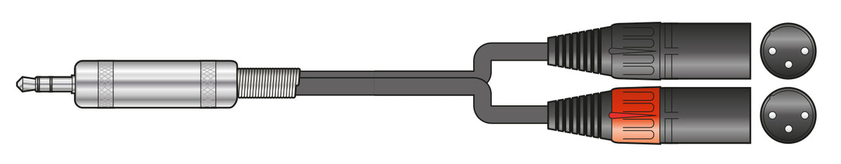 Citronic 3.5mm to Stereo XLR