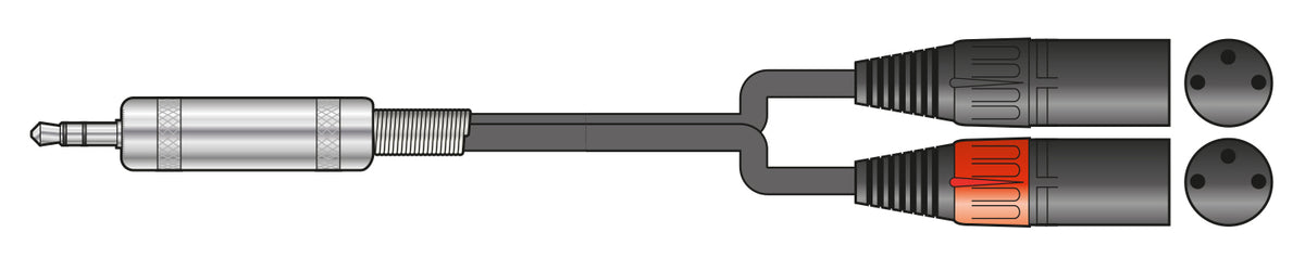 Citronic 3.5mm to Stereo XLR