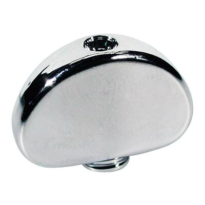 Boston Chrome Machine Head Buttons with Screws - 6 Pack