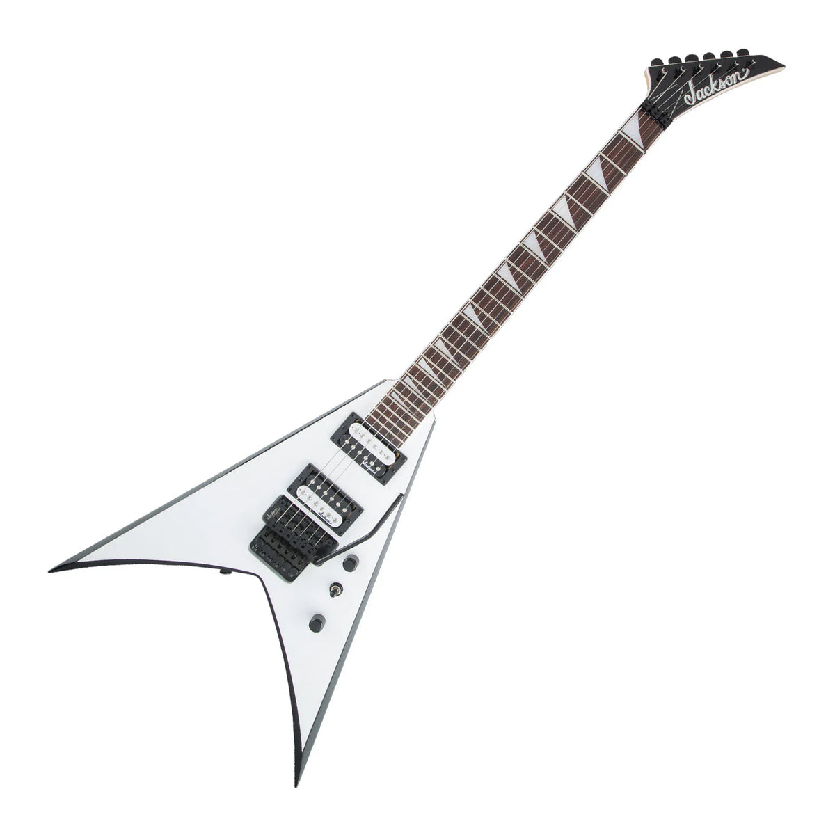 Jackson JS Series King V JS32 - White with Black Bevels