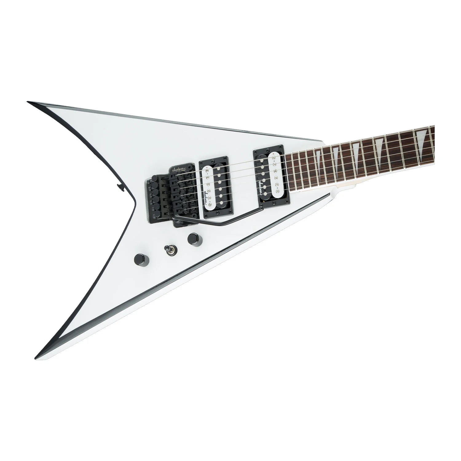 Jackson JS Series King V JS32 - White with Black Bevels