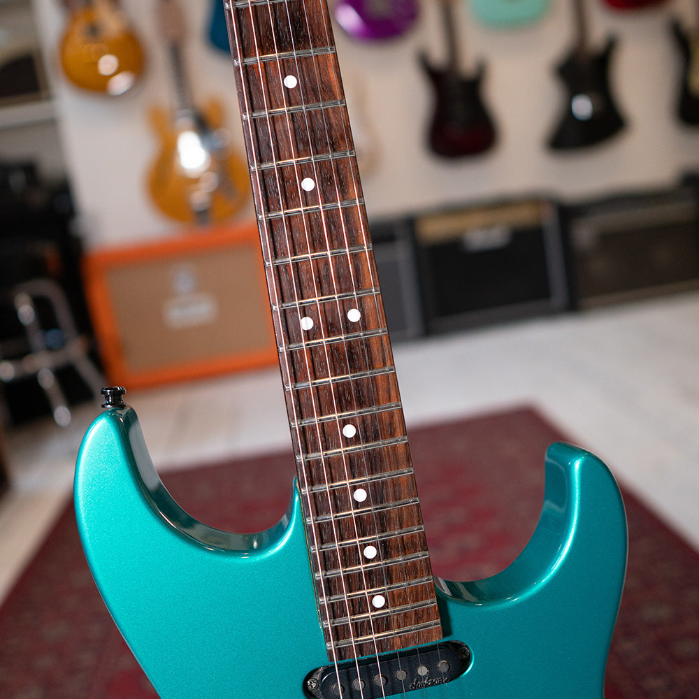 1989 Charvel MIJ 375 Deluxe HSS - Turquoise - Preowned