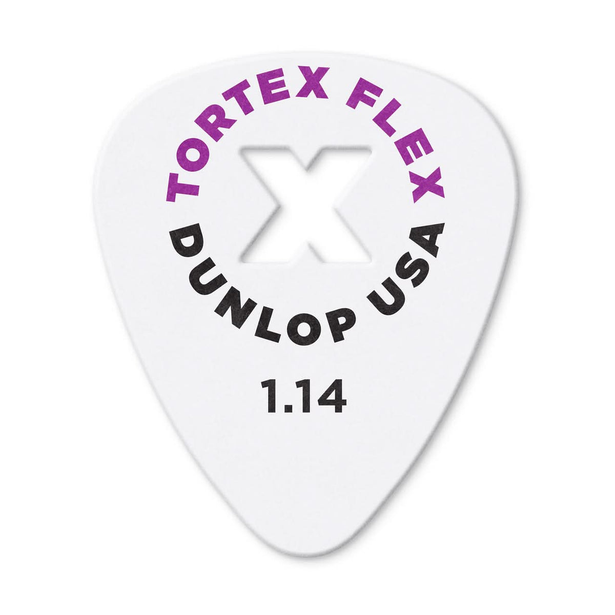 Jim Dunlop 428X114 Tortex Flex X Plectrum Pack - 12 Pack - 1.14mm
