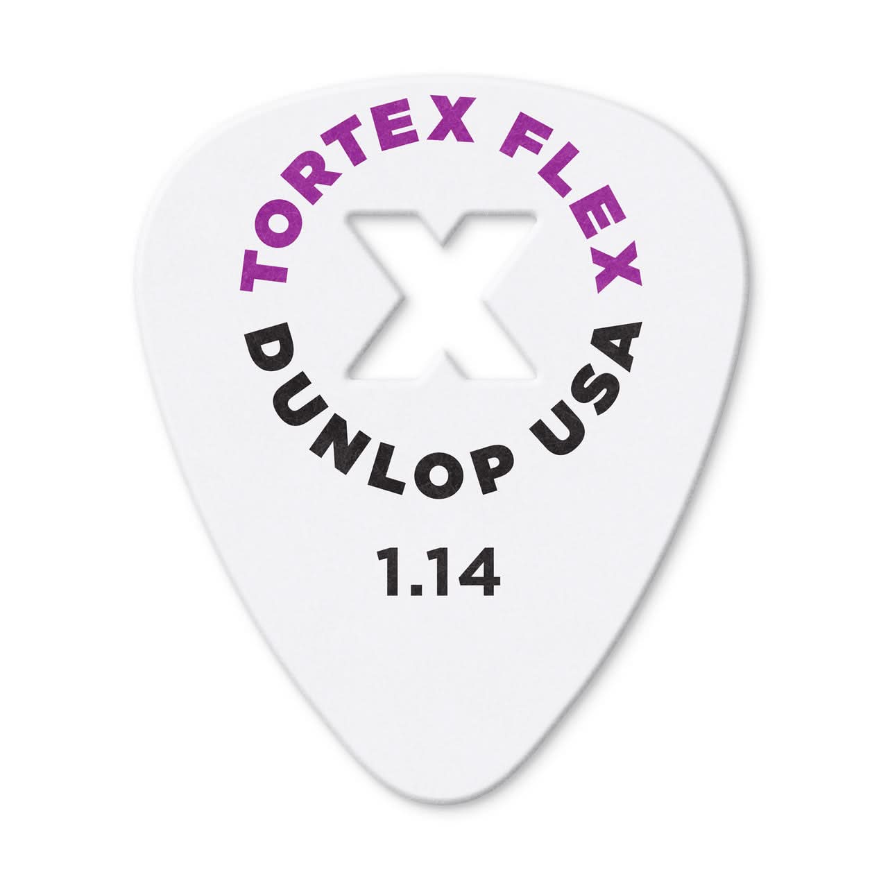 Jim Dunlop 428X114 Tortex Flex X Plectrum Pack - 12 Pack - 1.14mm
