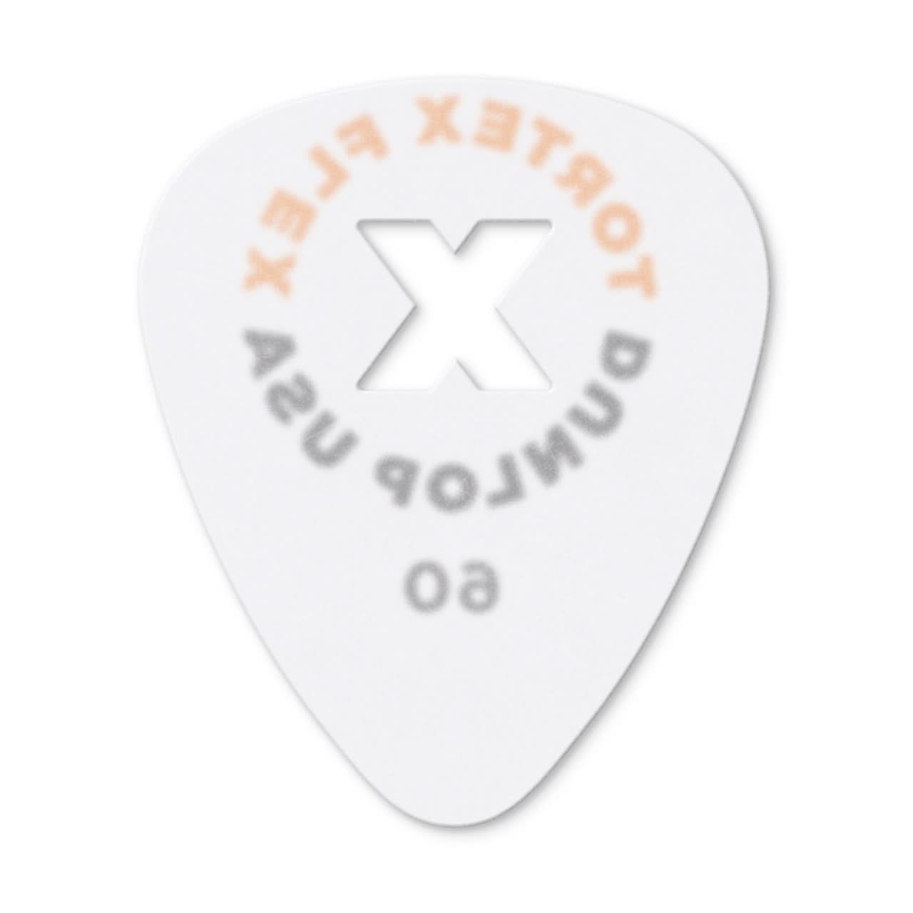 Jim Dunlop 428X60 Tortex Flex X Plectrum Pack - 12 Pack - 0.60mm