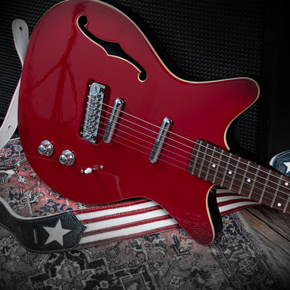 Danelectro Fifty Niner Electric Guitar ~ Red Top