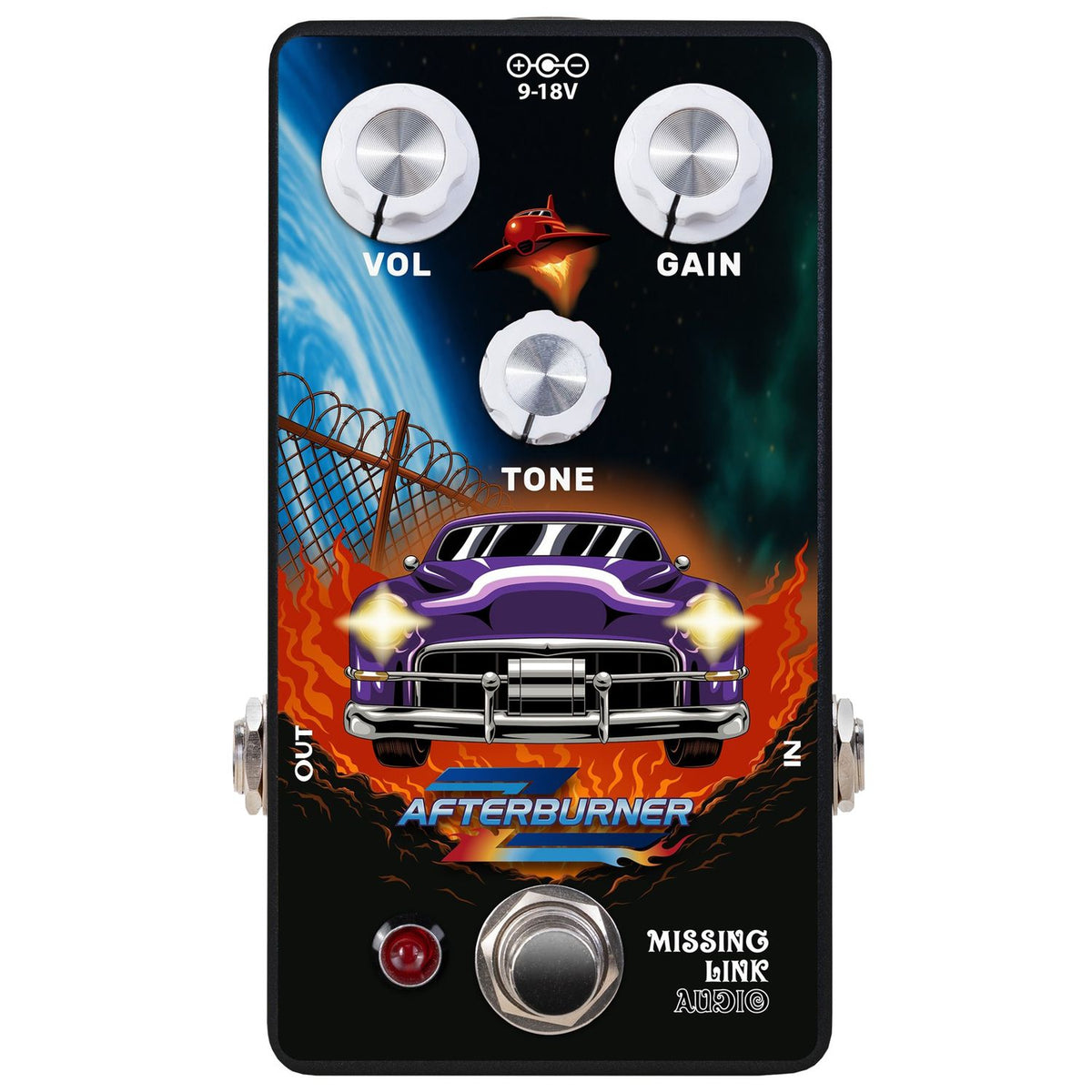 Missing Link Audio After Burner Overdrive Effects Pedal