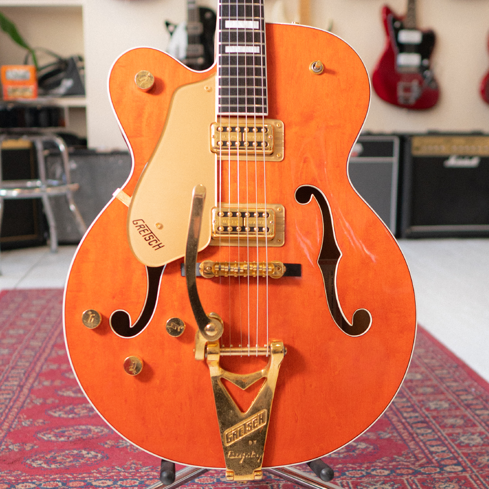1995 Gretsch 6120LH 'Lefty' - Orange Stain - OHSC - Preowned