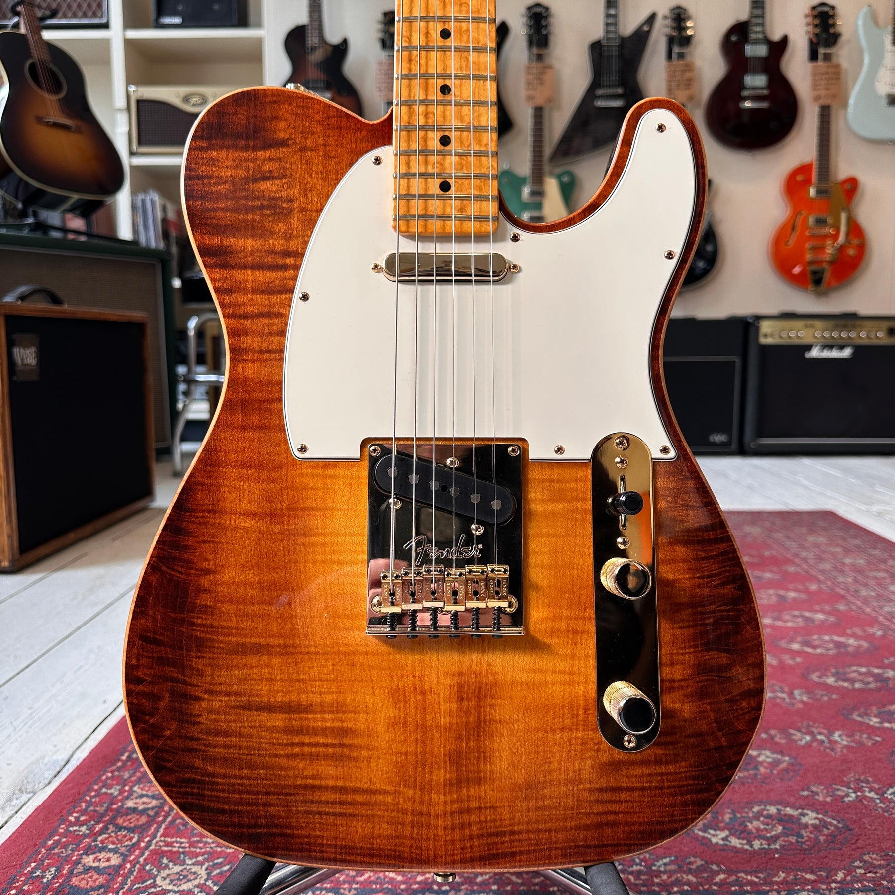 2012 Fender American Select Telecaster Violin Burst with Hard Case & Candy - Preowned
