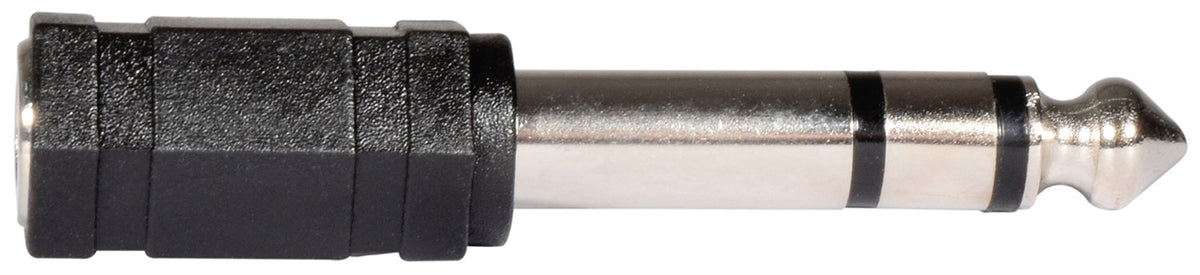 QTX Adaptor 3.5mm Stereo Jack Socket – 6.3mm Stereo Jack Plug