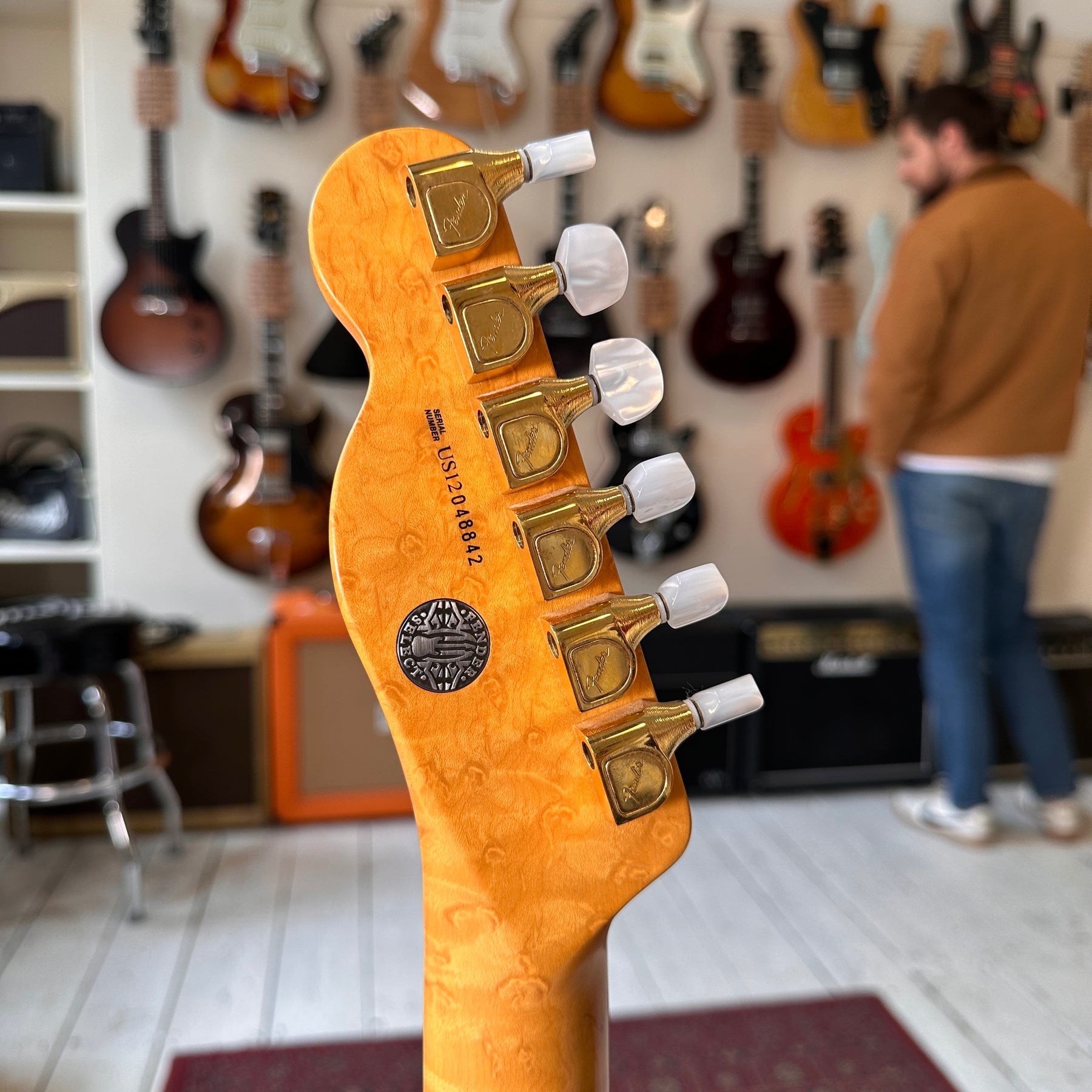 2012 Fender American Select Telecaster Violin Burst with Hard Case & Candy - Preowned