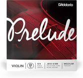 D'Addario Prelude Single Violin D String - 4/4 Scale - Medium Tension