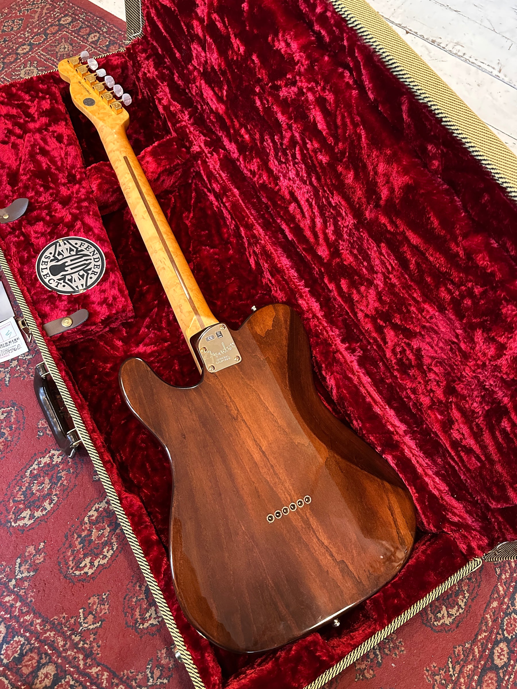 2012 Fender American Select Telecaster Violin Burst with Hard Case & Candy - Preowned