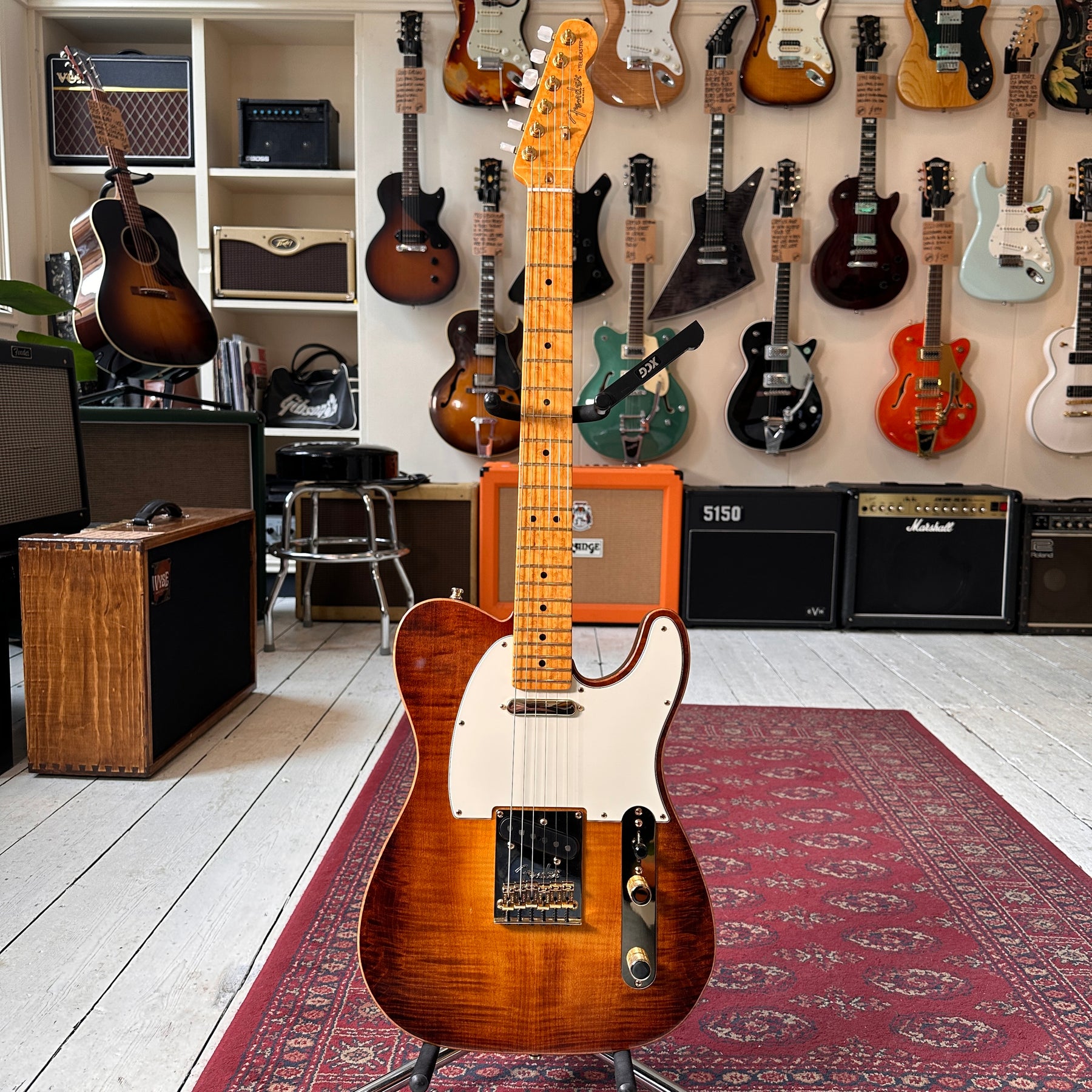 2012 Fender American Select Telecaster Violin Burst with Hard Case & Candy - Preowned