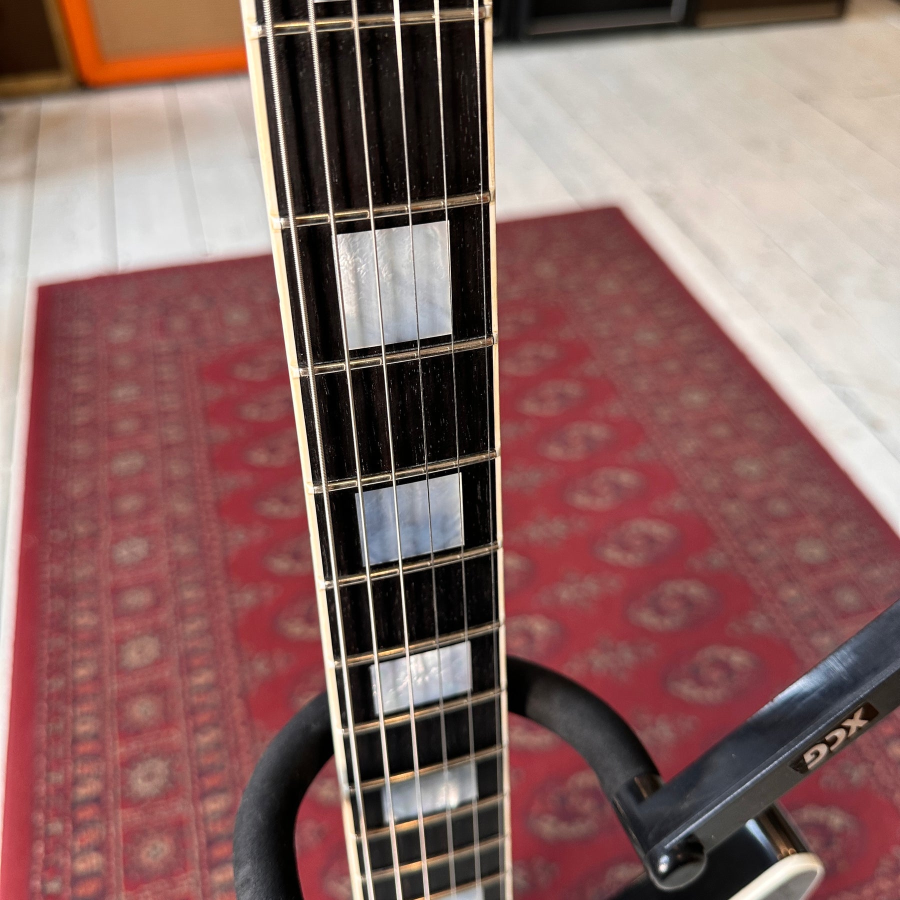 2003 Gibson Explorer Pro With Ebony Fingerboard And OHSC - Flame Maple Top Trans Black - Preowned