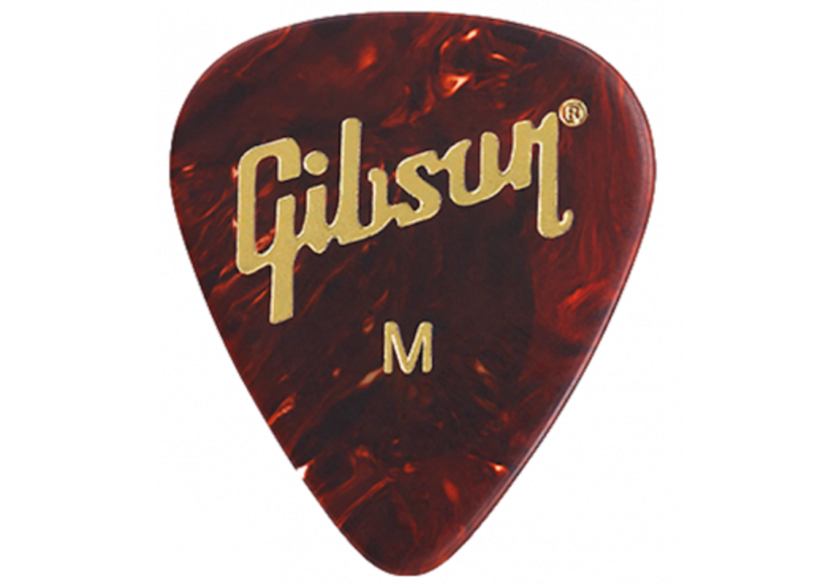 Gibson Tortoise Picks, 12 Pack, Medium