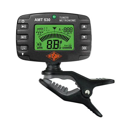 Rotosound Chromatic Clip on Tuner with Metronome for Guitar, Bass, Ukulele, Violin