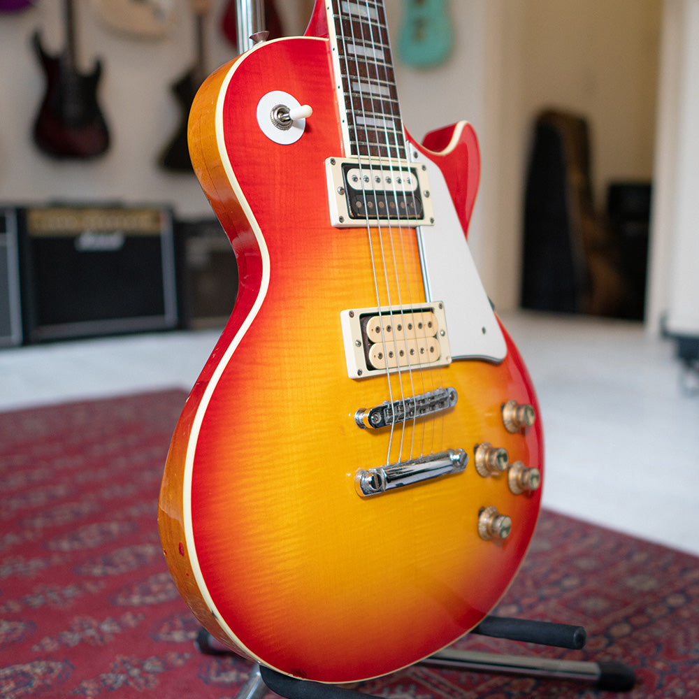 Antoria Les Paul Style 1970s MIJ - Cherry Sunburst Electric Guitar - Preowned