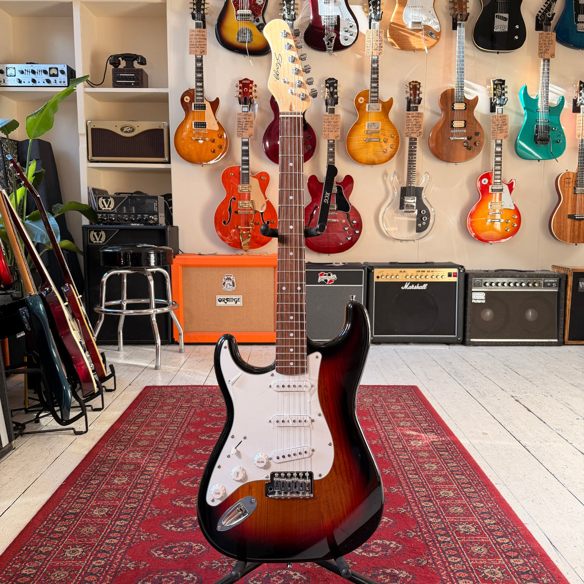 Stagg ST Type Electric Guitar - Left Handed - Preowned