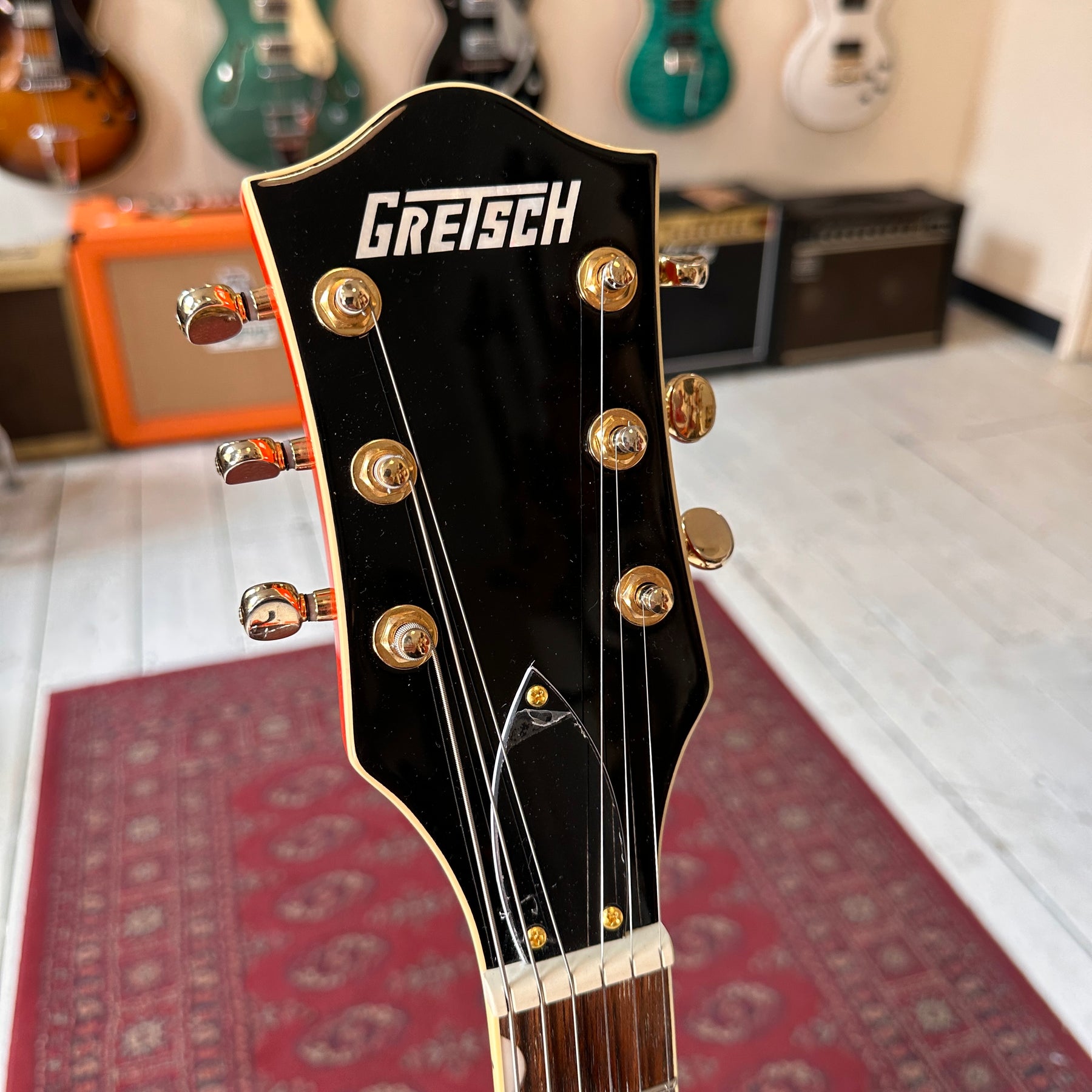 2021 Gretsch G5655TG Electromatic Centre Block JR - Orange Stain - Hard Case - Preowned