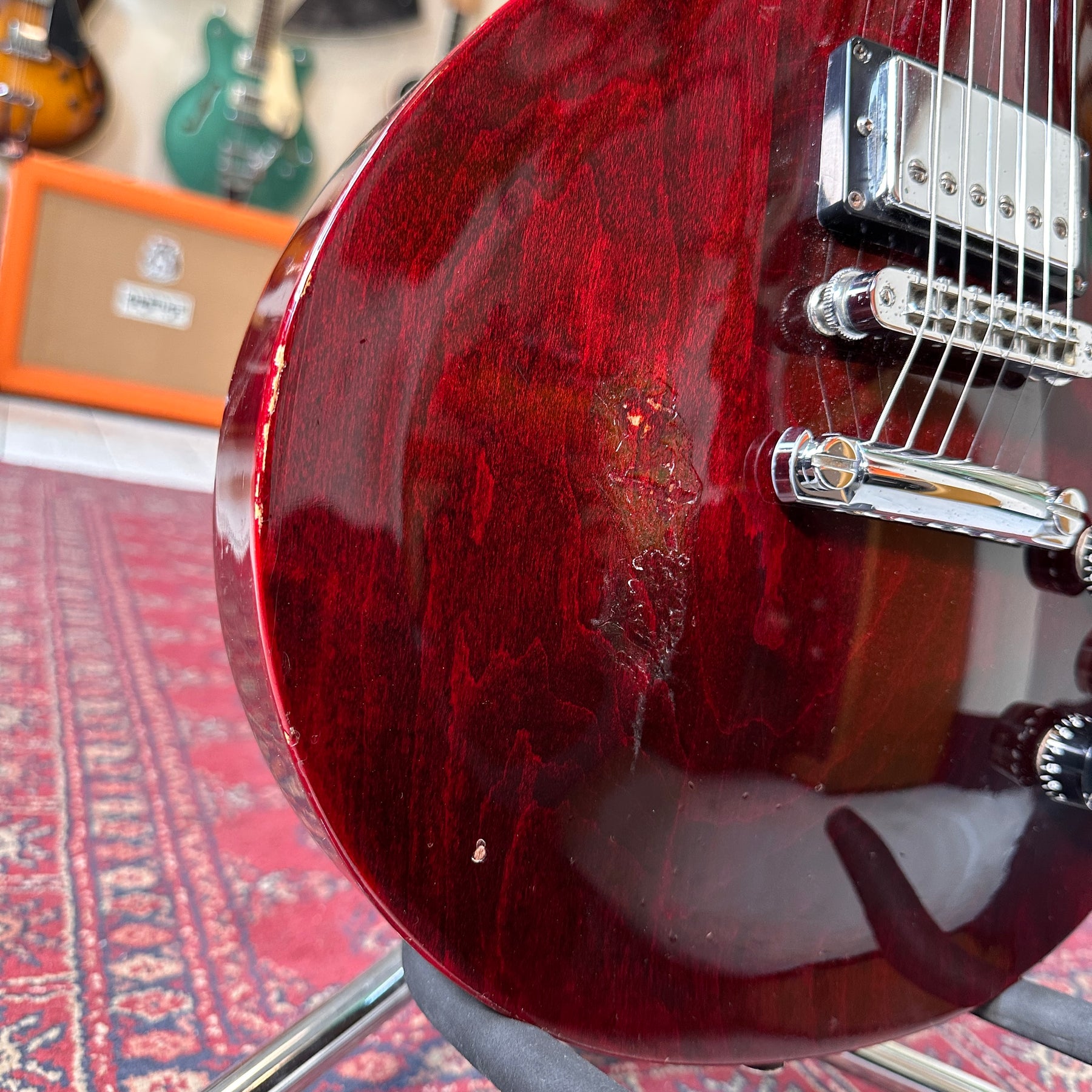 1991 Gibson Les Paul Studio - Wine Red with Ebony Fingerboard - Preowned