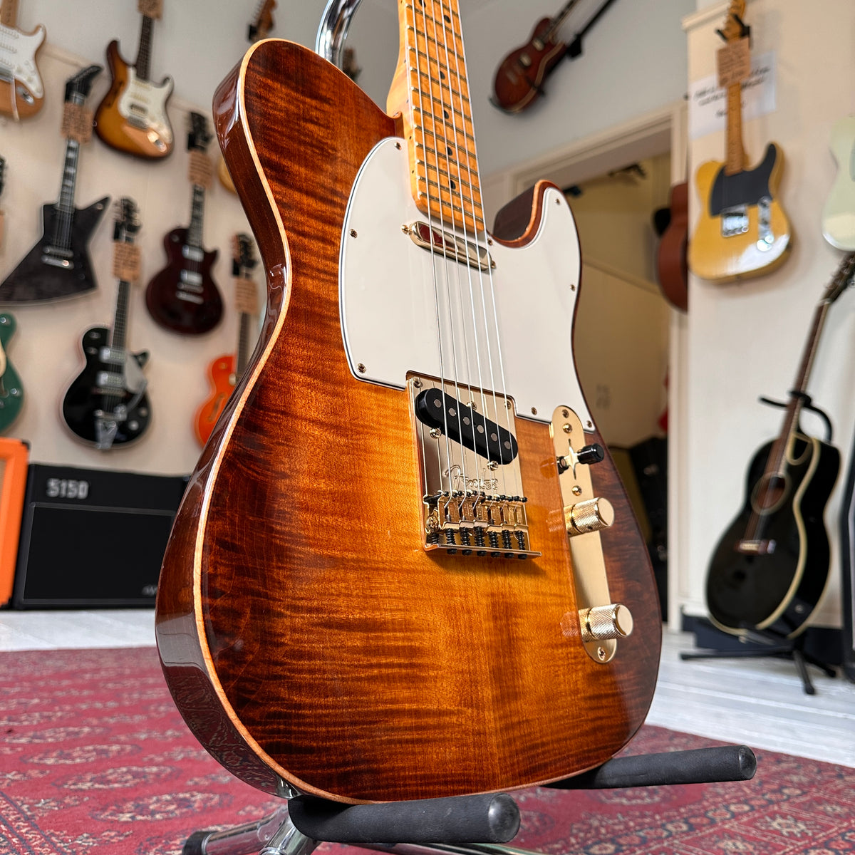 2012 Fender American Select Telecaster Violin Burst with Hard Case & Candy - Preowned