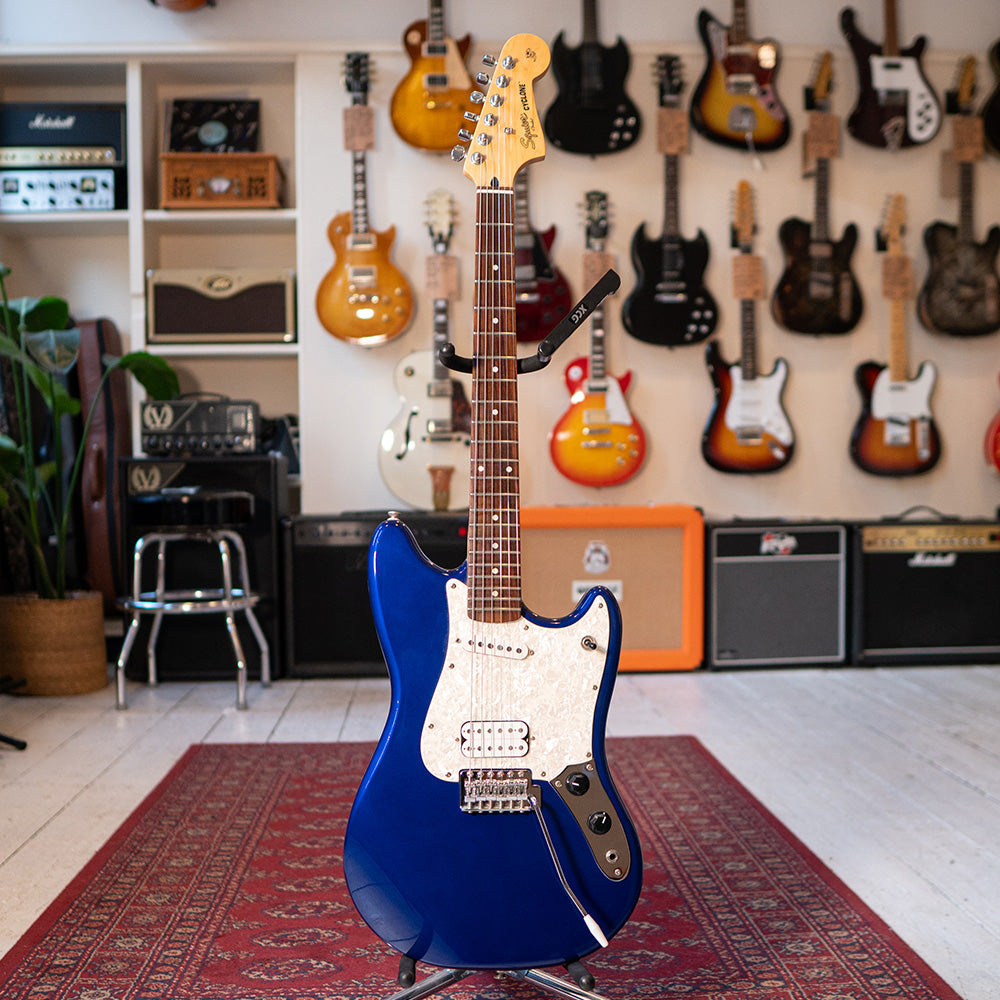 Squier Vintage Modified Cyclone Electric Guitar - Mystic Blue - Preowned