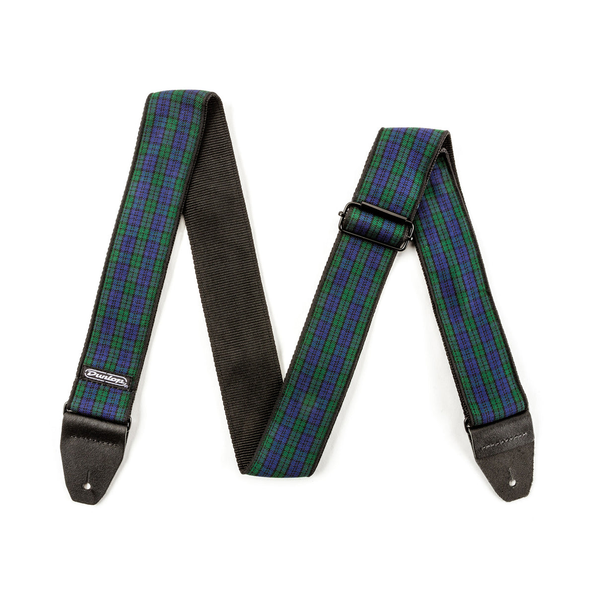 Jim Dunlop Guitar Strap - Jacquard Black Watch Plaid