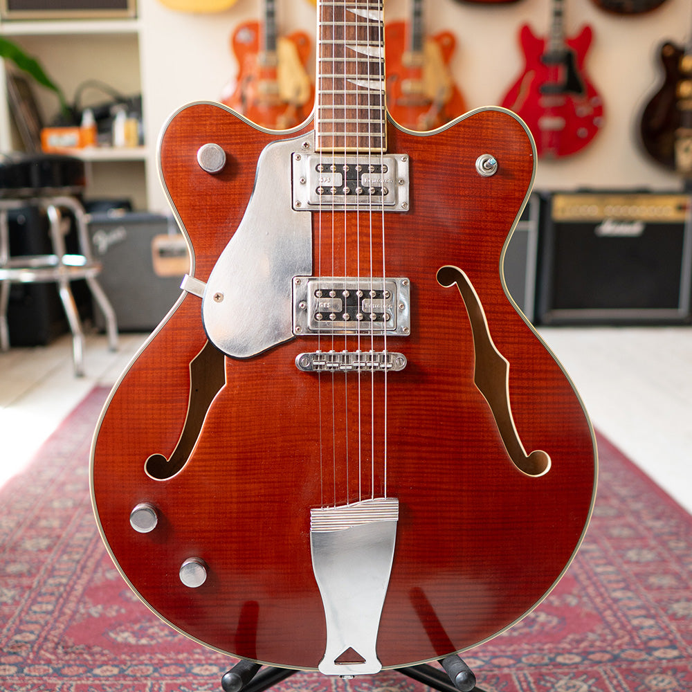 Eastwood Left Handed Semi-Acoustic Guitar with Hard Case - Preowned
