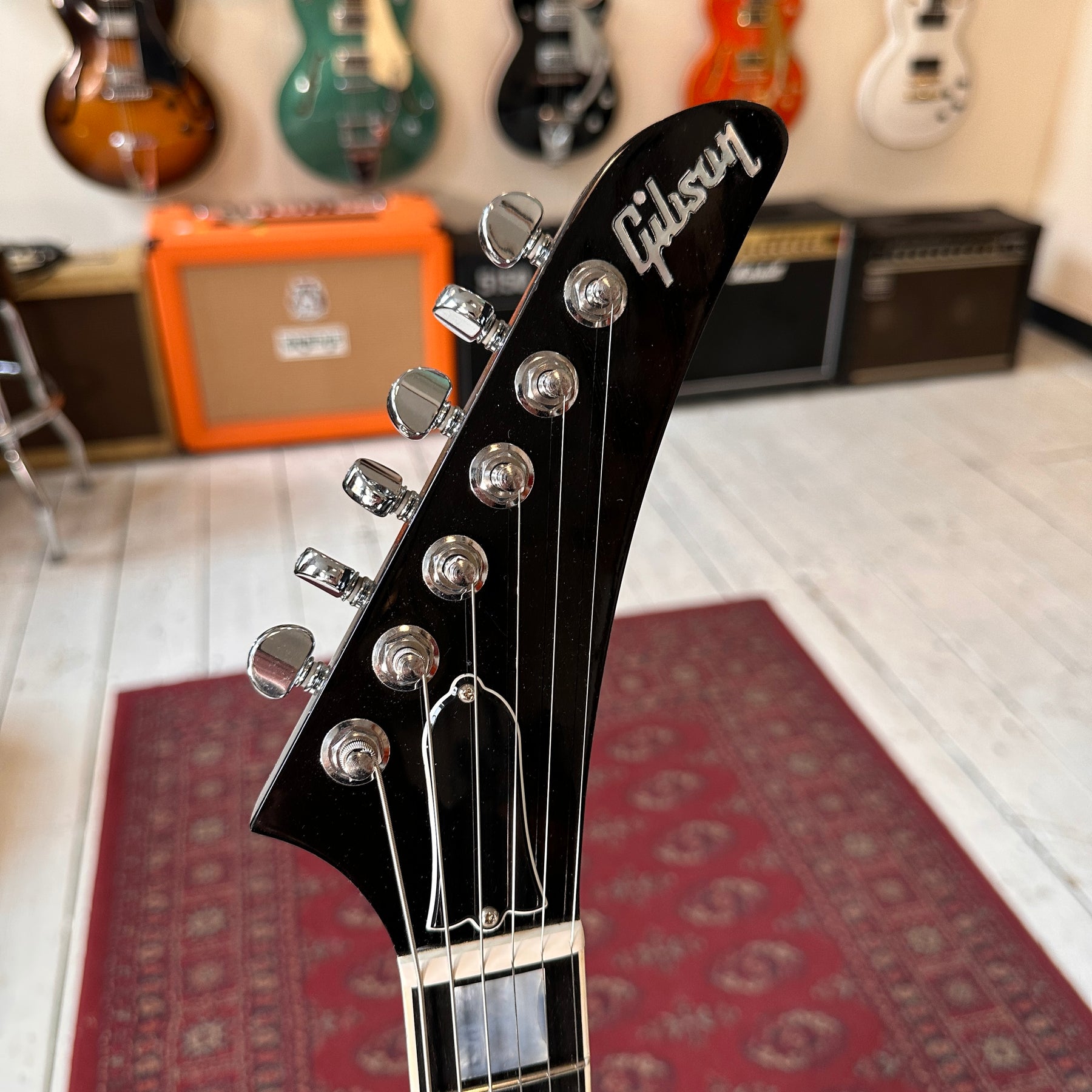 2003 Gibson Explorer Pro With Ebony Fingerboard And OHSC - Flame Maple Top Trans Black - Preowned