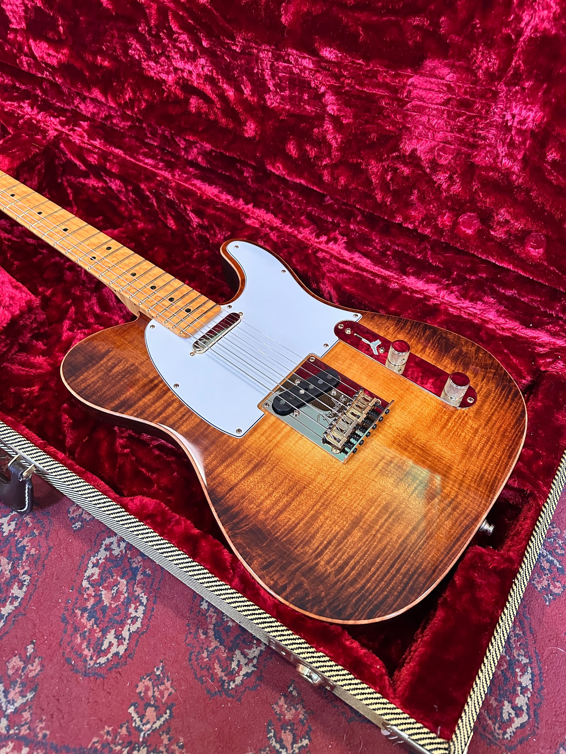 2012 Fender American Select Telecaster Violin Burst with Hard Case & Candy - Preowned