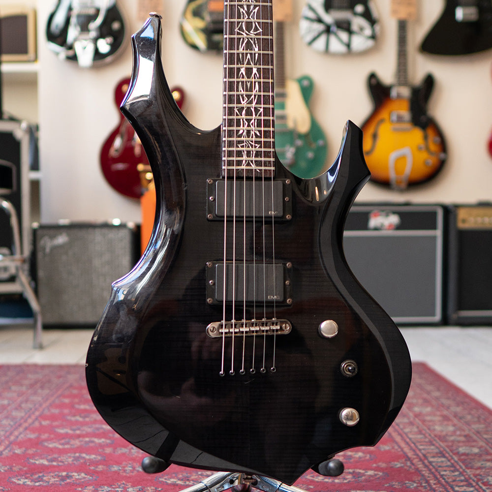 ESP LTD F-400FM - Black Flame - Preowned