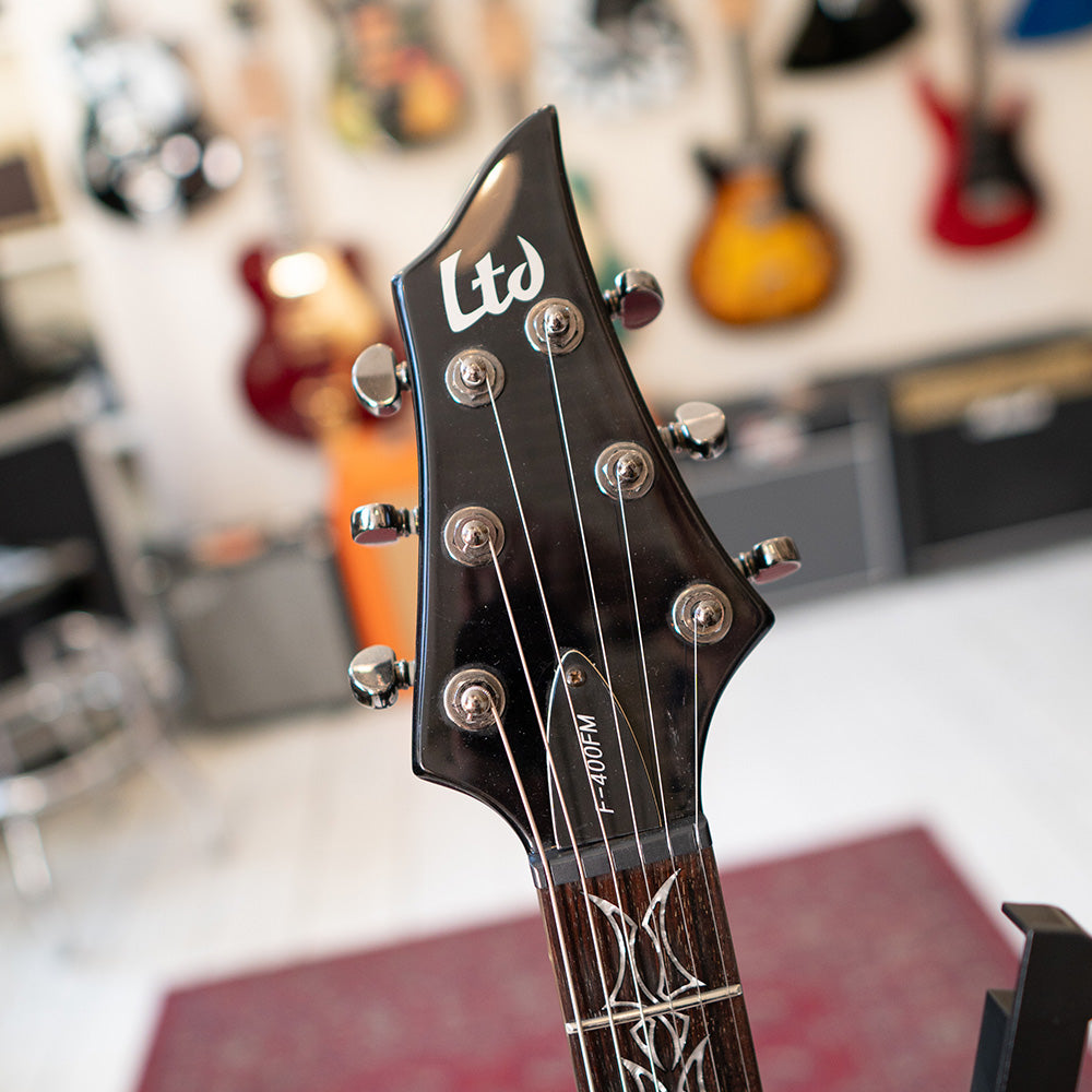 ESP LTD F-400FM - Black Flame - Preowned