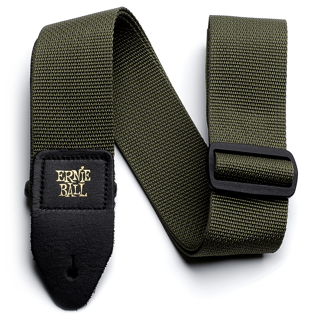 Ernie Ball Strap Polypro Olive Green
