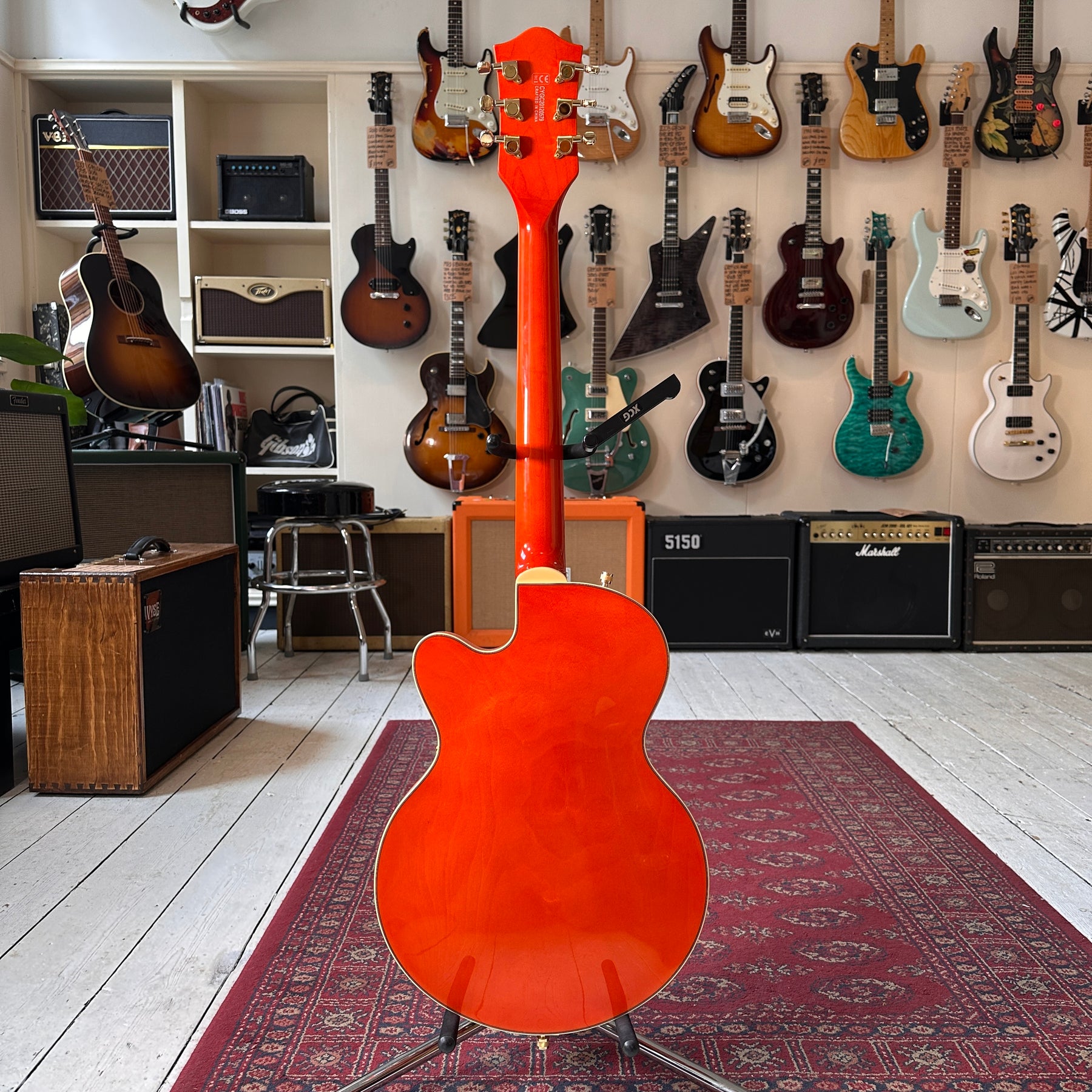 2021 Gretsch G5655TG Electromatic Centre Block JR - Orange Stain - Hard Case - Preowned