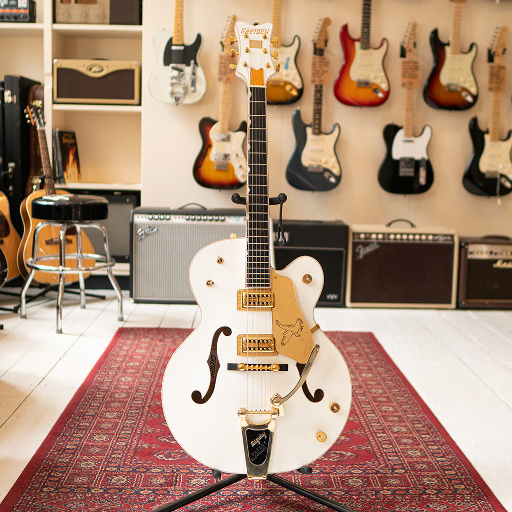2007 Gretsch G6136T-59 White Falcon Hollow Body with Bigsby - Vintage White - Preowned