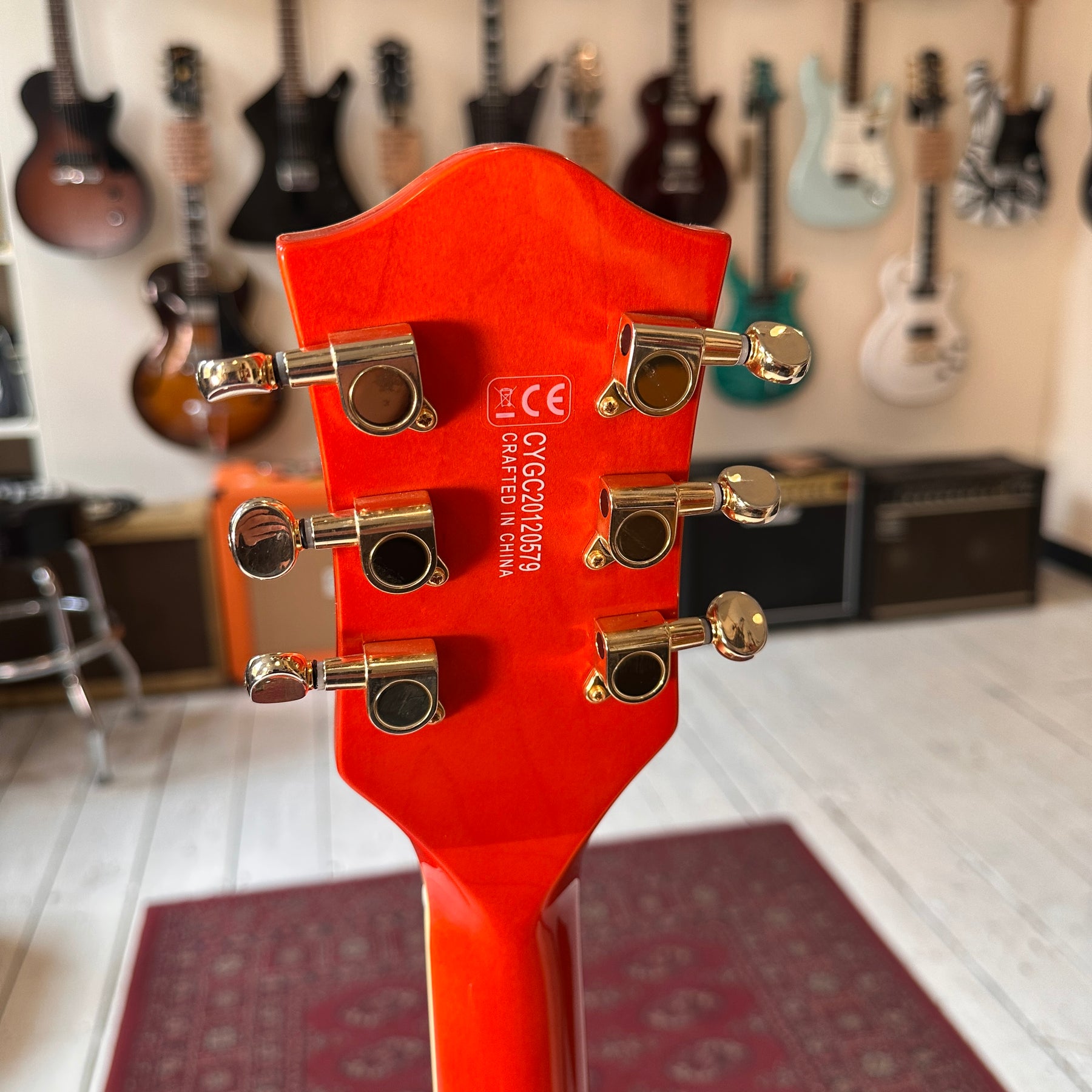 2021 Gretsch G5655TG Electromatic Centre Block JR - Orange Stain - Hard Case - Preowned