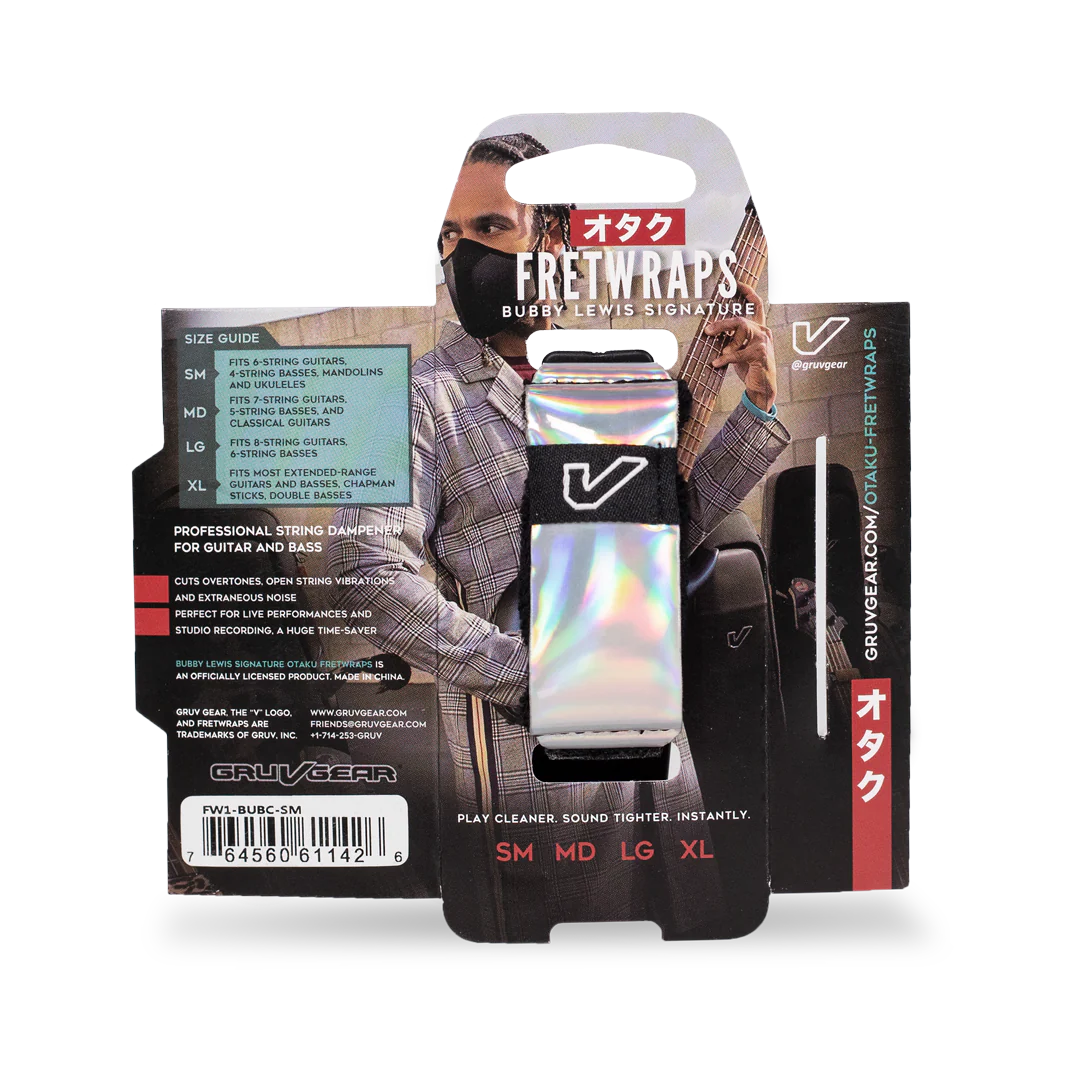 Gruv Gear Bubby Lewis Signature "Otaku" FretWrap - Pearl - Small