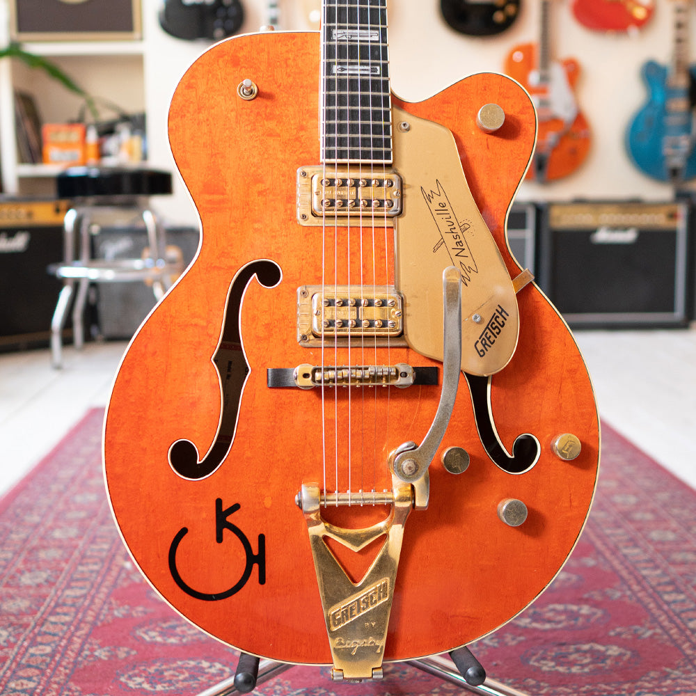 1992 Gretsch 6120 Nashville G Brand - Transparent Orange - OHSC - Preowned