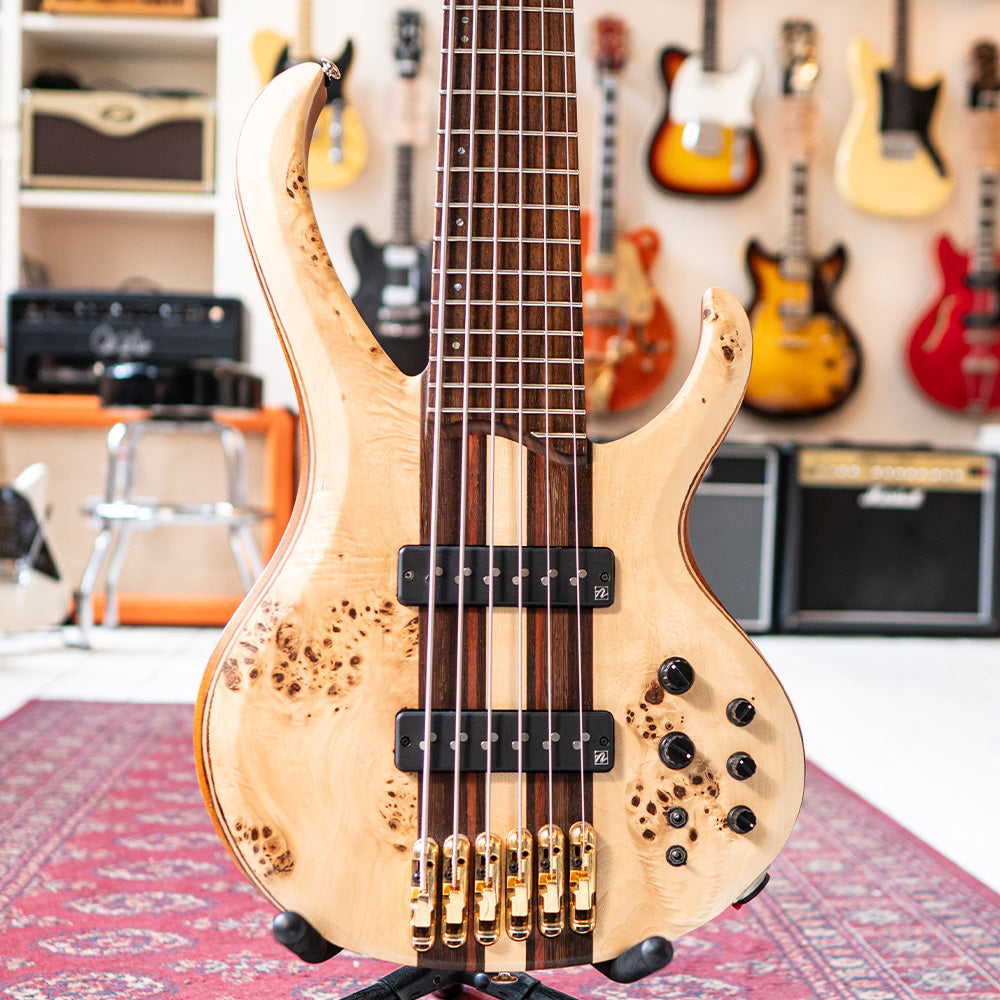 Ibanez BTB1606-NTF 6 String Active Bass Guitar Through Neck - Preowned with Case