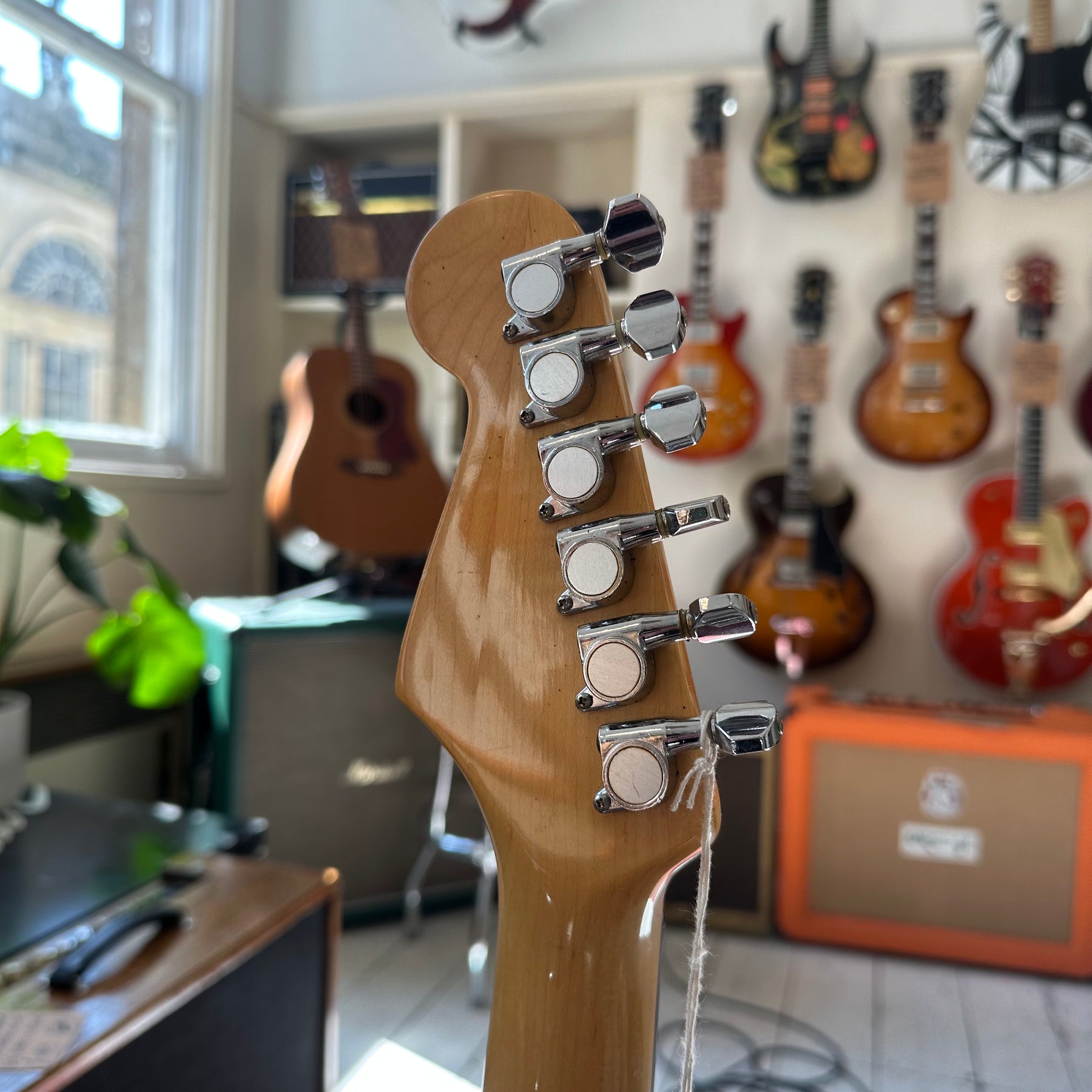 1989 Squier Made in Korea Stratocaster - Red with Rosewood Fingerboard - Preowned