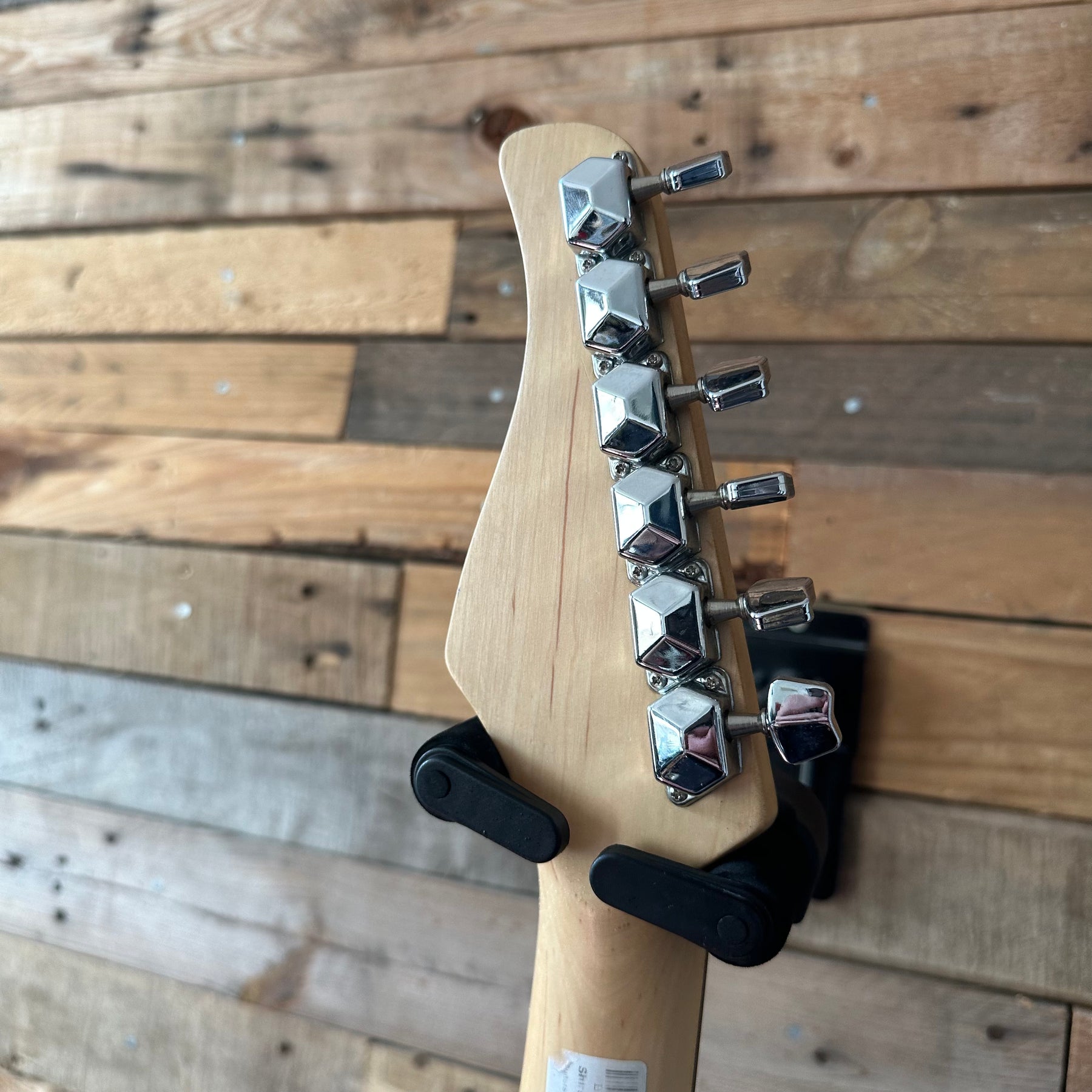 Shine Stratocaster Copy Electric Guitar - Natural - Preowned