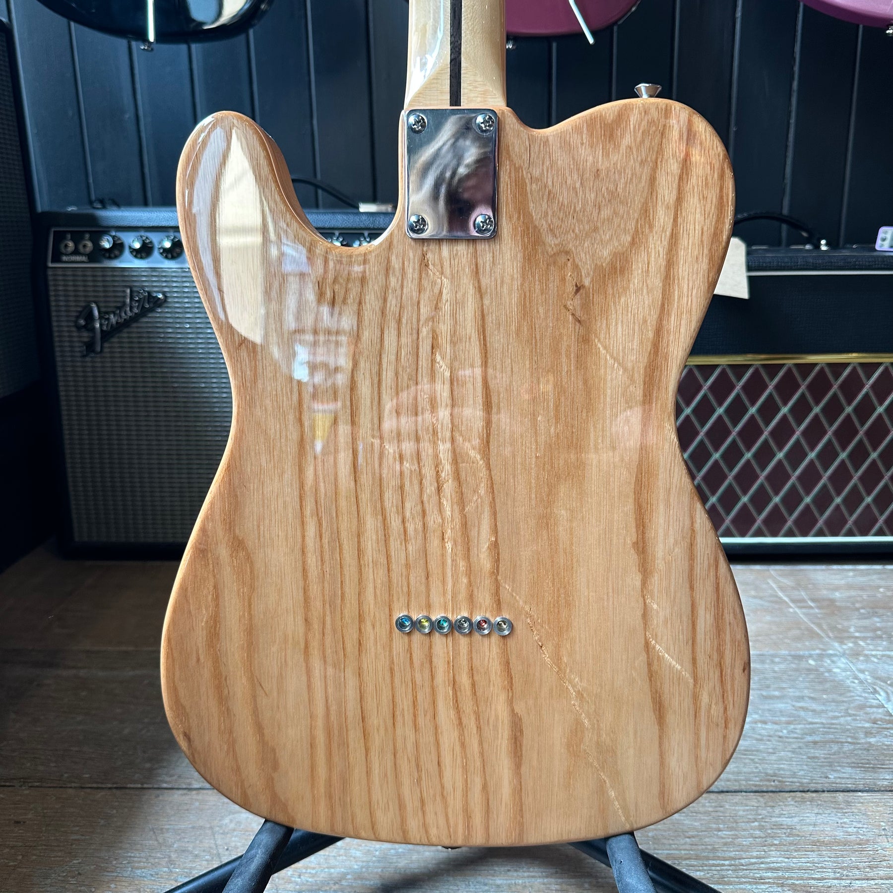 East Coast Thinline Telecaster Style Electric Guitar - Natural - Preowned
